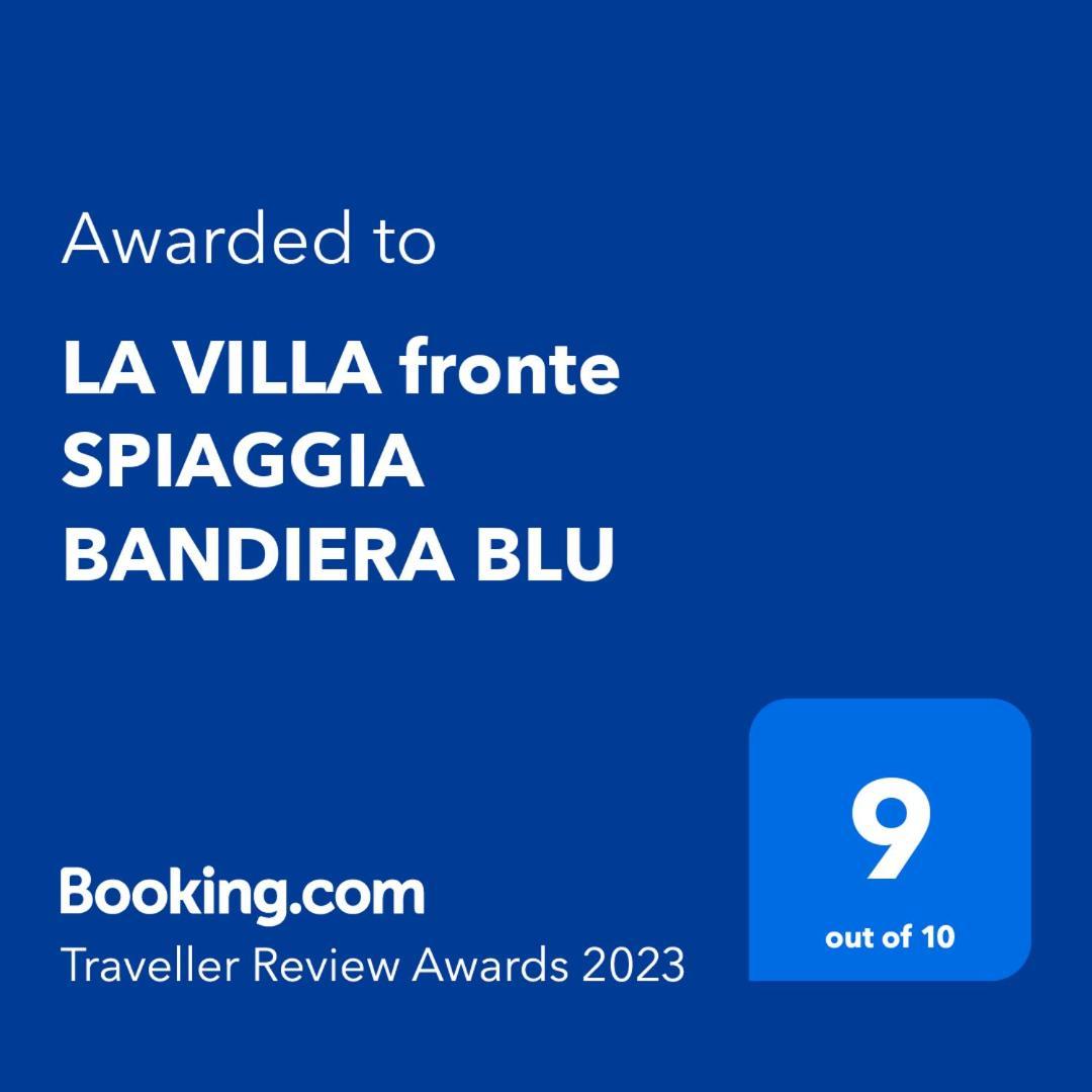 LA VILLA fronte SPIAGGIA BANDIERA BLU Sperlonga Esterno foto